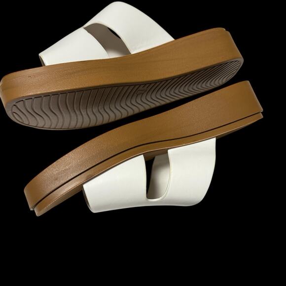 CELIA Raya H Band Slide - Womens White sandals slip on SZ/7 - Picture 3 of 12